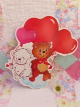 Heart Balloon Bear Paper Deco