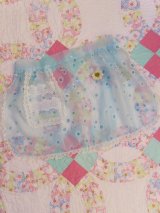 Organdy Apron Daisy Blue