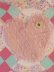 画像1: Heart Lace Cushion mat Pink (1)