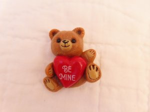 画像2: Be Mine Bear Brown Pin