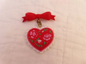 画像2: Bow Heart Pin