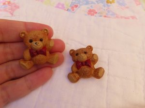 画像5: Red Bow Bear Pin