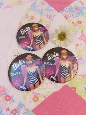 画像1: Barbie with love Pin Button