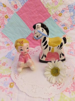 画像1: Zebra&Baby S&P Shaker