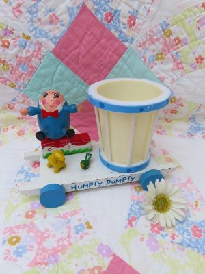 画像1: Humpty Dumpty Wooden Cup