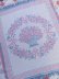 画像1: Pink Bouquet Throw Woven Blanket (1)