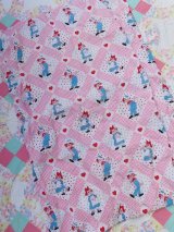 Raggedy Pink Gingham Quilt