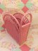 画像4: Wicker Magazine Rack Pink