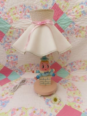画像1: Humpty Dumpty Nursery Lamp