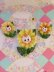 画像1: Sunflower Wall Pocket Trio (1)