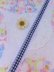 画像1: Navy Gingham Lace Trim (1)