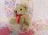 画像3: Red Bow Teddy Bear S