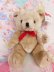 画像2: Red Bow Teddy Bear M