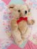 画像4: Red Bow Teddy Bear M