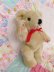 画像4: Red Bow Teddy Bear S