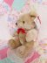 画像3: Red Bow Teddy Bear M