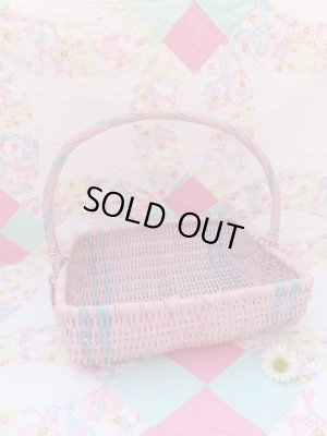 画像1: Wickre Basket Tray Pink