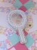 画像1: Wicker Hand Mirror (1)