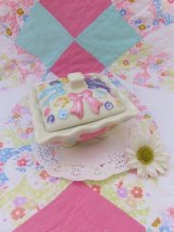 Pastel Bow Trinket Jar