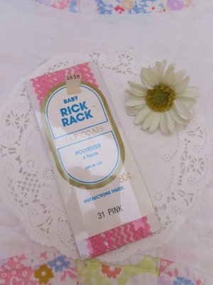 画像1: Baby Rick Rack Pink