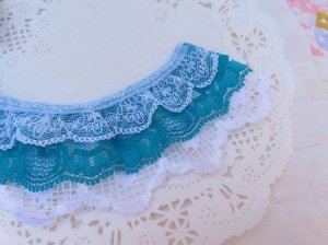 画像4: Triple Lace Green×White