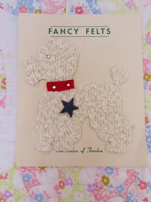 画像2: Fancy Felts Poodle White