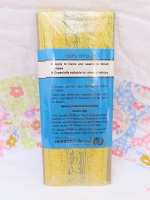 画像3: Seam Binding Lace Yellow