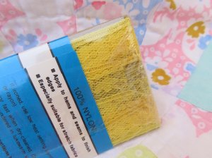 画像4: Seam Binding Lace Yellow