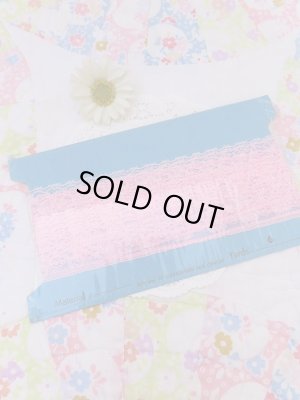 画像1: Trim Lace Pink 6yard