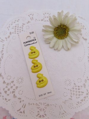 画像1: Baby Duck Button Set A