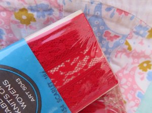 画像4: Seam Binding Lace Scarlet