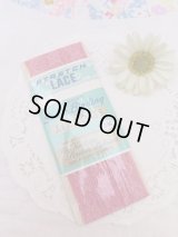 Seam Binding Lace Old Rose