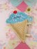 画像1: Sprinkle Ice Cream Dish Blue (1)
