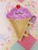 画像2: Sprinkle Ice Cream Dish Purple