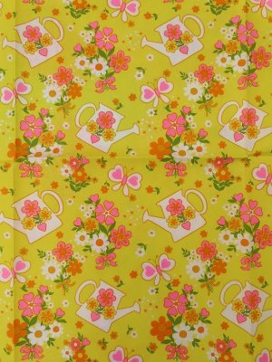 画像1: Wrapping Paper Flower Bouquet Yellow
