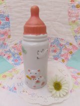 Milk Bottle Coin Bank Pink