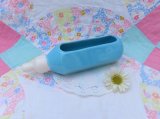 Milk Bottle Planter Blue