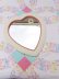 画像1: Heart Wicker Wall Mirror (1)
