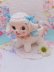 画像1: Blue Bow Lamb Planter (1)