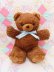 画像2: Fluffy Brown Bear L