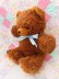 画像4: Fluffy Brown Bear L