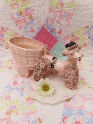 画像1: Spaghetti Poodle Cart Planter