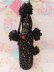 画像2: Bottle Cover Poodle Black×Silver