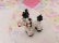画像2: Poodle Beaded Keychain Black
