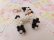 画像4: Poodle Beaded Keychain Black