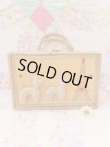French Poodle Wicker Purse