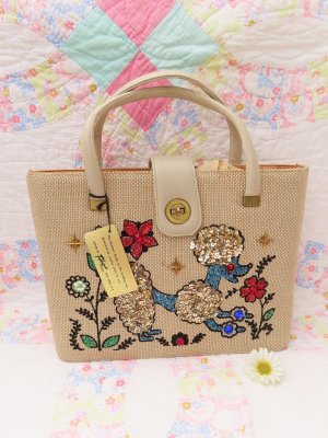画像1: Spangles Poodle Purse