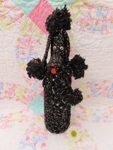 Bottle Cover Poodle Black×Silver