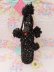 画像1: Bottle Cover Poodle Black×Silver (1)