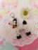 画像1: Poodle Beaded Keychain Black (1)